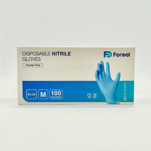 Guantes de nitrilo desechables Forcal, talla M, caja con 100 piezas resultado