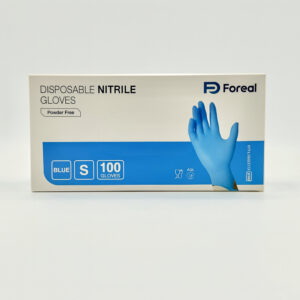 Guantes de nitrilo desechables Forcal, talla S, caja con 100 piezas resultado