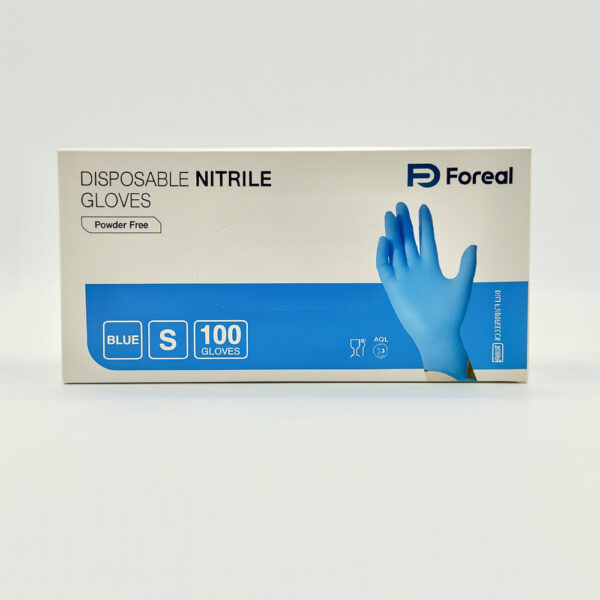 Guantes de nitrilo desechables Forcal, talla S, caja con 100 piezas resultado