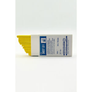 Tiras indicadoras Indanthrene Yellow pap resultado