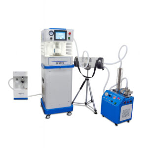 Eficacia del filtro de partículas de máscara y probador de resistencia al flujo de aire