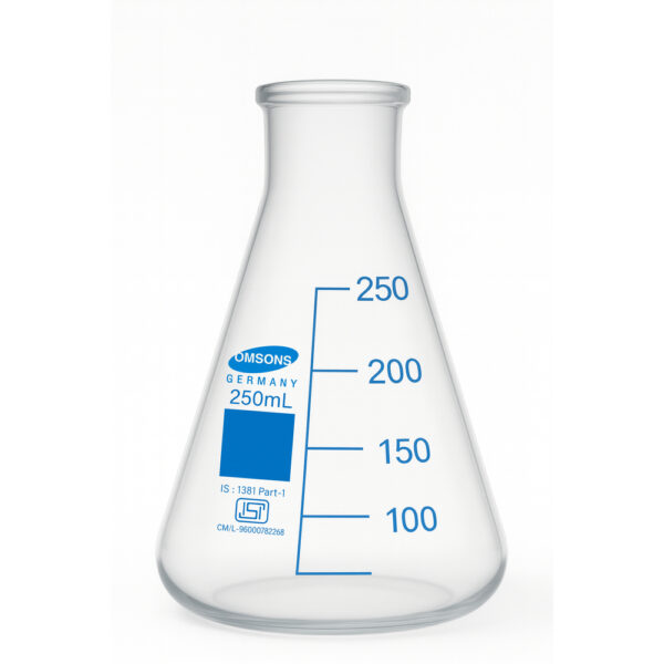Matraces Erlenmeyer de boca estrecha ISI Mark resultado