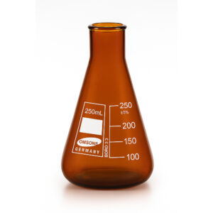 Matraz Erlenmeyer Ámbar Boca Estrecha resultado