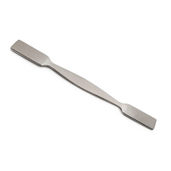 Espátula de acero inoxidable con ambos extremos planos