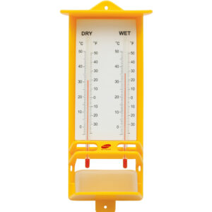 Higrómetro de bulbo seco y húmedo modelo Deluxe