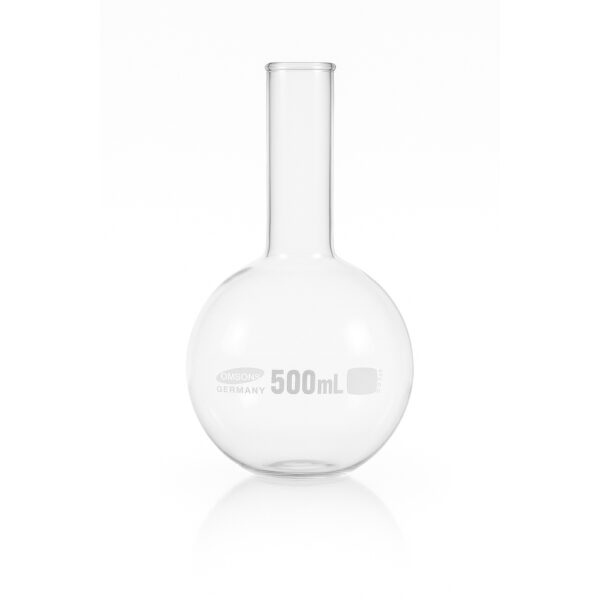 Matraces de ebullición de fondo redondo de un solo cuello