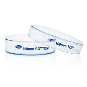 Placas de Petri 3.3 de vidrio de borosilicato