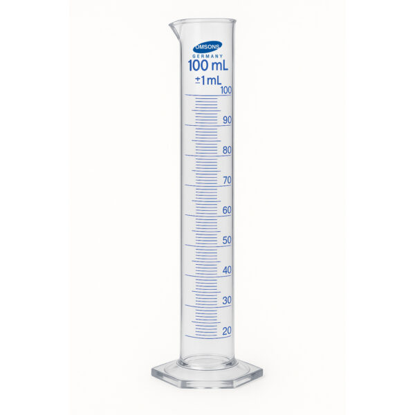 Probeta de medición con base hexagonal clase B