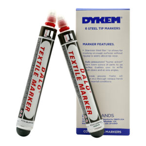 Marcador textil Rojo DALO punto medio