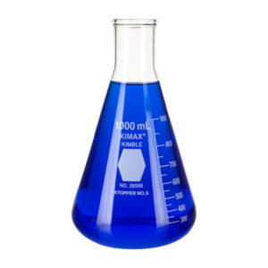 MATRAZ ERLENMEYER, BOCA ANGOSTA, 1000mL