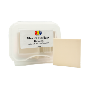 Tiles AATCC para ensayo de manchas en respaldo de alfombras Método TM137