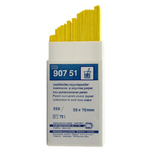 Tiras indicadoras Indanthrene Yellow pap