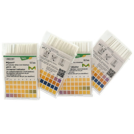 Tiras indicadoras de dureza total Merck con 100 test | Jimlab