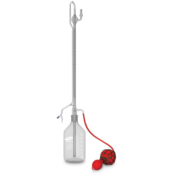 Buretas automáticas Rotaflow con llave y válvula de aguja de PTFE Clase A con certificado NABL Buretas automáticas Rotaflow con llave y válvula de aguja de PTFE Clase A con certificado NABL