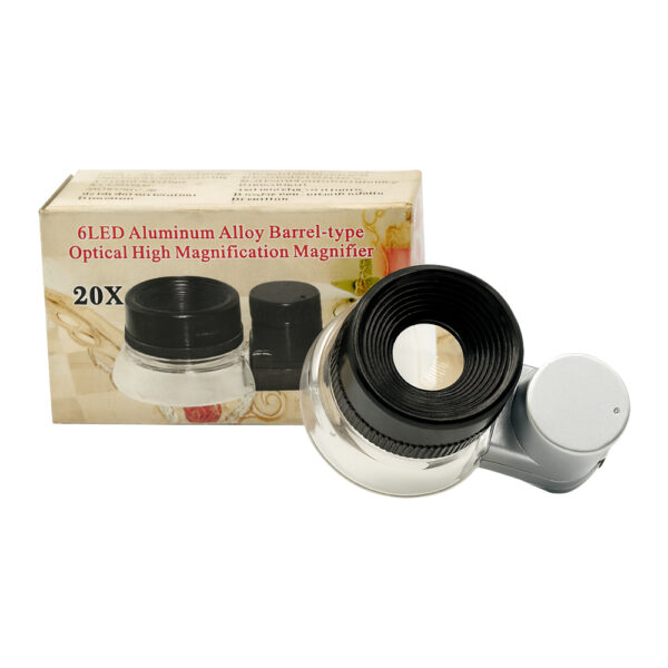 Lupa de vaso 20 MM 15X redondo