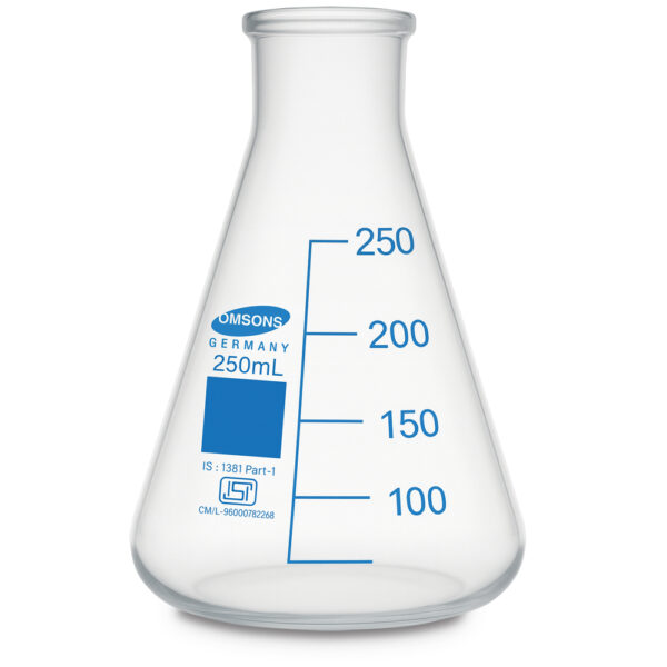 Matraces Erlenmeyer de boca estrecha ISI Mark Matraces Erlenmeyer de boca estrecha ISI Mark