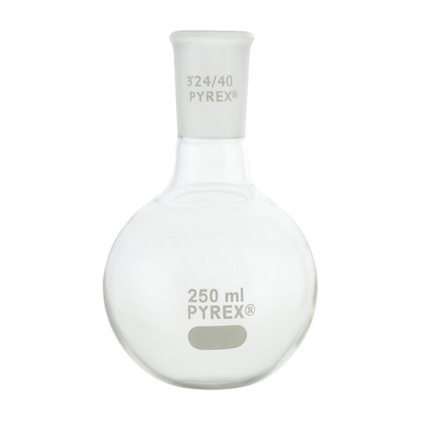 Matraz de fondo redondo boca esmerilada 24/40, 250 ml