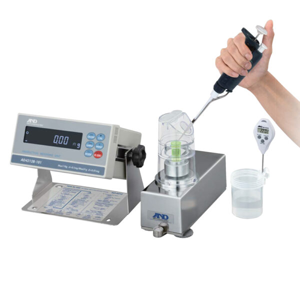 Prueba de precisión de la pipeta