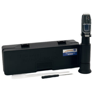 Refractómetro brix con luz LED