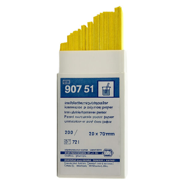 Tiras indicadoras Indanthrene Yellow pap