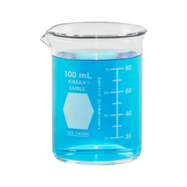VASO DE PRECIPITADO, FORMA BAJA, 100mL
